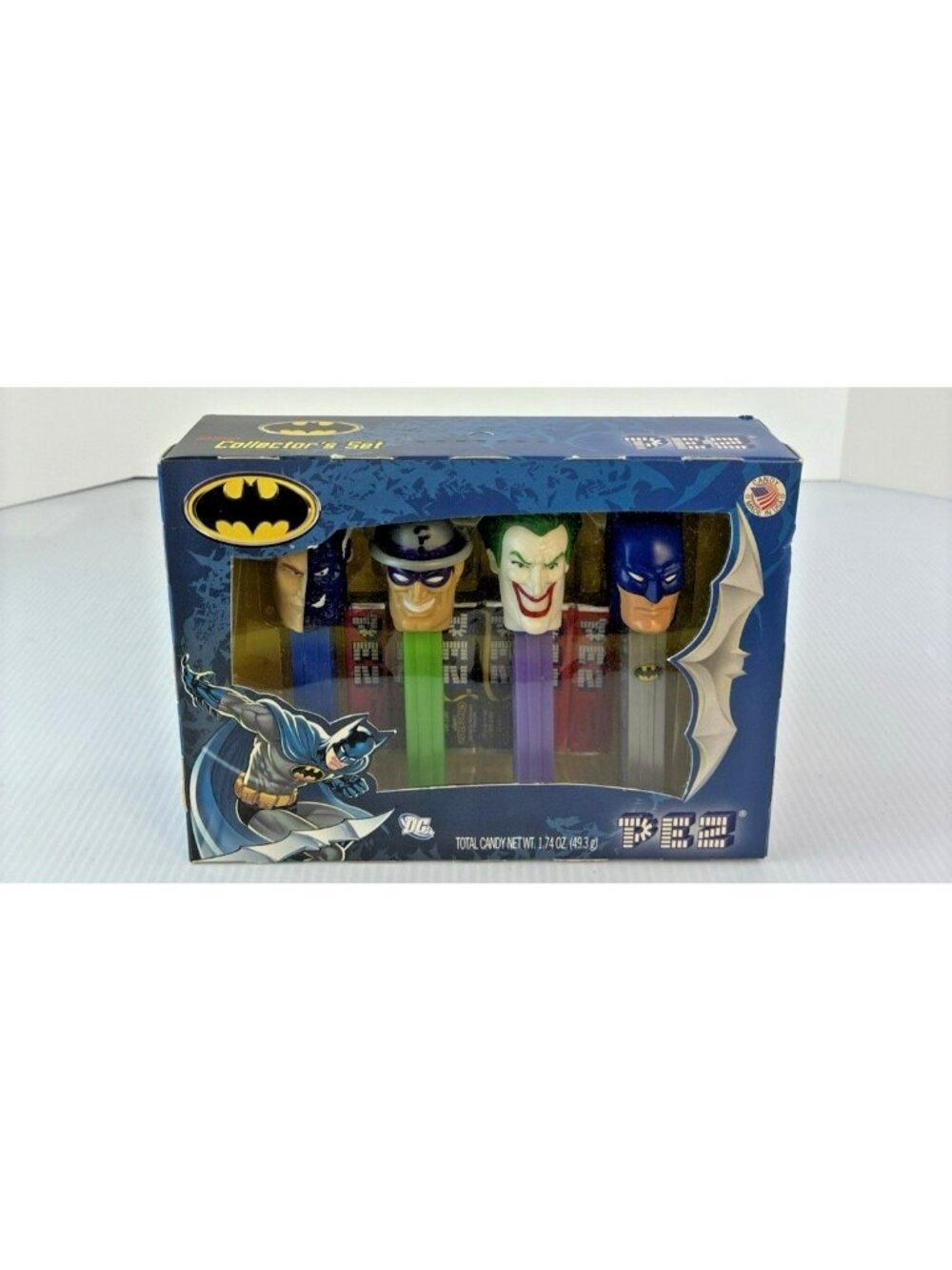 2008 Pez Batman Collectors Set Joker The Riddler Two Face Rare Sealed
